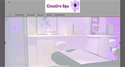 Desktop Screenshot of creativespa.ie